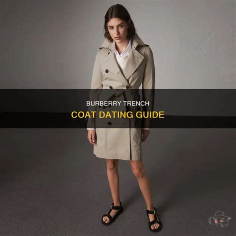 burberry trench dating|The Burberry Trench Coat .